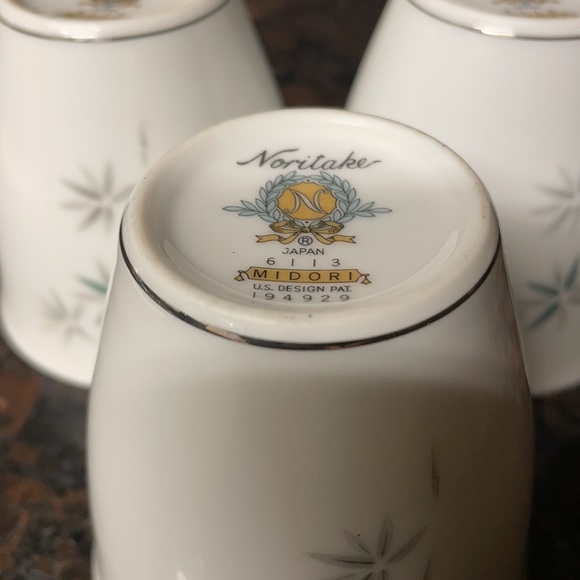 Set of 3 Vintage China Juice Tumbler by Noritake - Picture 6 of 8